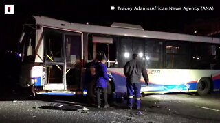 (S) Cape Town's MyCiti bus crashes into car
