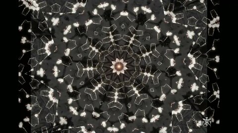 "Mostly Black & White" Kaleidescopic Mandalas