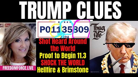 08-27-23   Trump Clues- Mugshot Heard Round the World! Proof 11.3 Hellfire