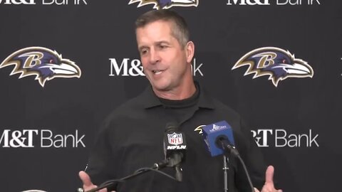 Baltimore Ravens Coach John Harbaugh Chargers Post Game Press Conference