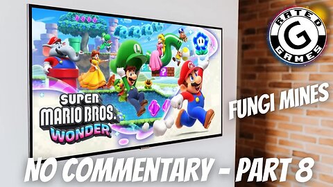 Super Mario Bros Wonder No Commentary - Fungi Mines