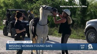 Missing woman found safe in Martin County