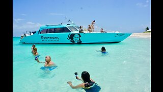 Catamaran Voyage from St. Maarten to Anguilla in the Caribbean Sea.