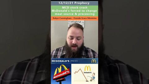 McDonald's stock crash prophecy - Robyn Cunningham 12/12/21