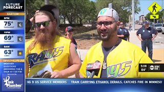 Tampa Bay Rays fans sing team's praises for Opening Day of 25th season