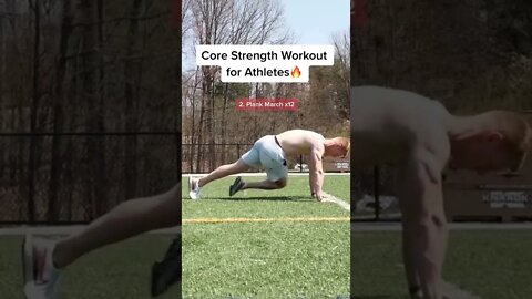 CORE STRENGTH WORKOUT FOR ATHLETES 🔥🚀 #Shorts