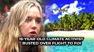 16-year-old climate activist busted over flight to Fiji