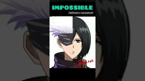 ONLY ANIME FANS CAN DO THIS IMPOSSIBLE STOP CHALLENGE #50