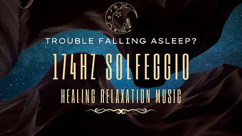 BLACK SCREEN Deep Sleep Music ✦ 174 Hz Solfeggio Frequency ✦ Full Body Healing Relaxation