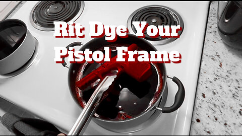 How To Rit Dye Your Frame