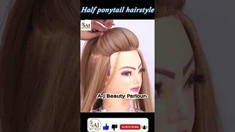 Easiest high ponytail l stylish best ponytail l pony o hairstyles #shorts #ytshorts #trending