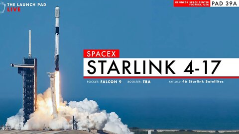 LAUNCHING NOW! SpaceX Starlink 4-17