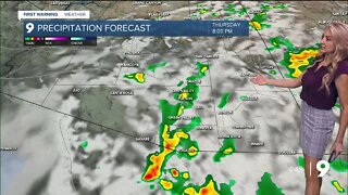 Storm chances increase today