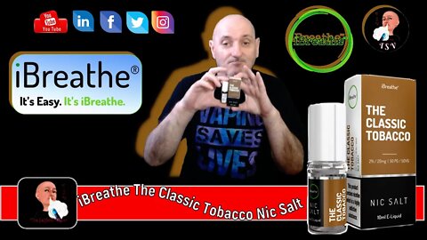 iBreathe The Classic Tobacco Nic Salt