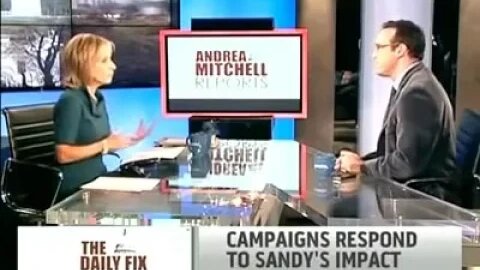 MSNBC's Andrea Mitchell Attacks Romney For Collecting Storm Supplies For Event