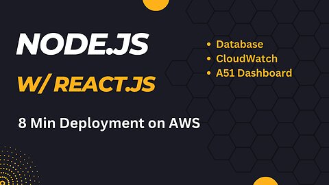 CFT stack deployment for Node.js w/ React.js on Amazon AWS