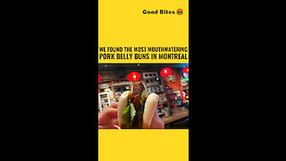 We found the most mouthwatering pork belly bun in Montreal