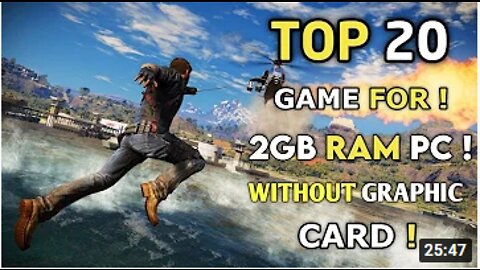 Top 20 High Graphics Games for LOW END PC | 2GB RAM | 4GB RAM | 512MB | VRAM |Dual Core PC's 2022