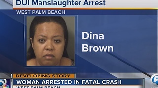 Suburban West Palm Beach woman charged in fatal DUI crash