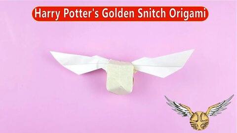 Harry Potter's Origami Golden Snitch - DIY Easy Paper Crafts