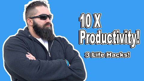Six Sigma Black Belt teaches You to 10x YOUR Productivity using ONLY 3 Steps!