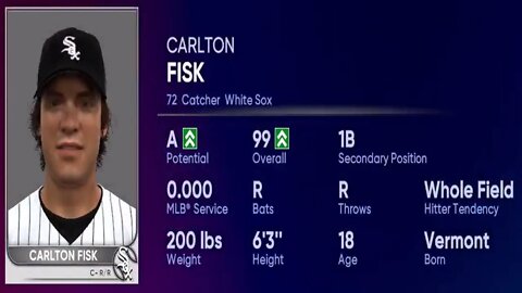 How To Create Carlton Fisk MLB The Show 22