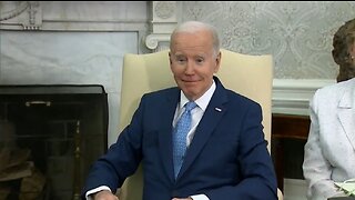Biden Refuses To Answer Questions As Staff Rush Reporters Out