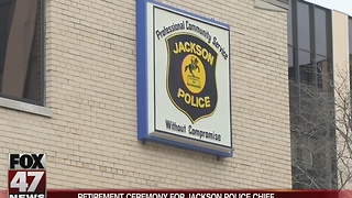 Jackson Police Chief retires, city holds ceremony