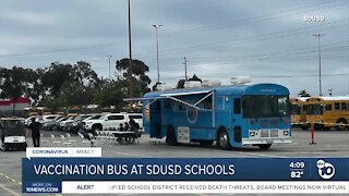 Vaccine Van to offer COVID shots outside SD Unified schools