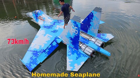 Building a Seaplane Su 35 from Scratch: 100 Days of DIY Adventure