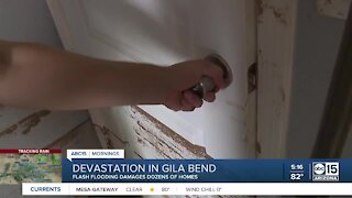 Flooding clean-up just beginning for many in Gila Bend