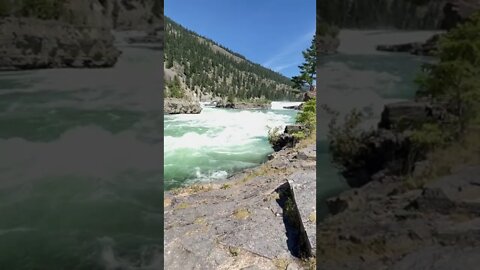 Kootenai falls in Montana.