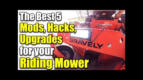 🔥Best DIY Lawn Mower Hacks and Upgrades for Your Zero Turn Garden Tractor and Riding Mower! 👍✅