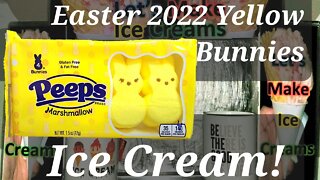 Easter 2022 Ice Cream Yellow Marshmallow Bunnies