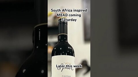 Later this week! South Africa inspired MEAD coming Saturday! #mead #southafrica