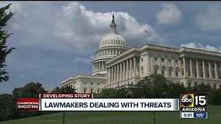 Lawmakers dealing with threats after DC shooting