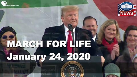 DONALD TRUMP 🇺🇸 March for Life... Speech from January 24, 2020