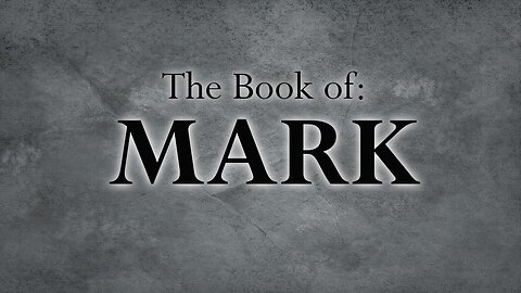 Mark Chapter 1c Yeshua A Man Among Men