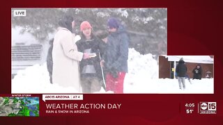 Team coverage as winter storm comes to Arizona