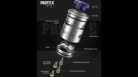 WOTOFOS PROFILE DUAL MESH STRIP AND COIL RDA ,THE MONSTER~!!!