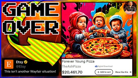 Why Does Etsy Have EXPENSIVE Pictures of Children With Pizza?