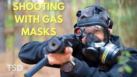 How well can you shoot while wearing a gas mask?