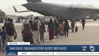 Local organizations help Afghan refugees