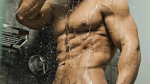 Muscle Man taking a SHOWER 💦