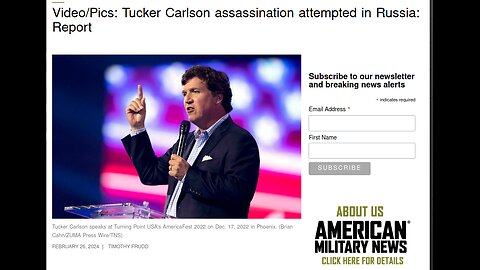 Did Ukraine Really Try to Kill TUCKER CARLSON in Russia - 2/28/24-PM