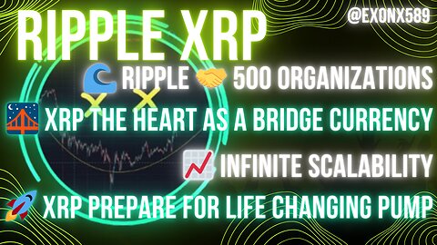 🌊 #RIPPLE 🤝 500 ORGS 🌉 #XRP HEART BRIDGE CURRENCY♾ INFINITE #SCALABILITY 🚀 $XRP LIFE CHANGING PUMP