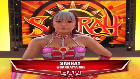 Sarray Entrance WWE 2k22