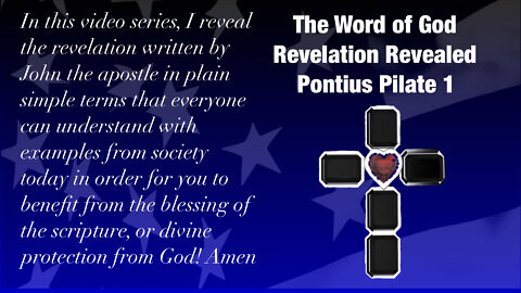 Revelation Pontius Pilate 1