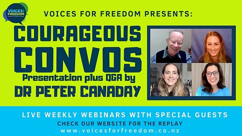 Dr Peter Canaday Presentation plus Q&A 19 August 2021