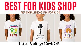 PERSONALIZED GIFT SHOP FOR KIDS T-SHIRT COLLECTION